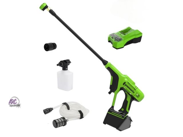 Lot 56-721615 - New Greenworks 24V 600-PSI Cordless Power Cleaner with &amp; Charger. No battery