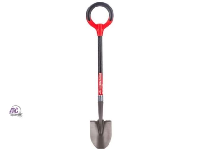 Lot 56-512665 - NEW-Radius Pro-Lite Carbon Steel Floral Shovel, Red 40" long