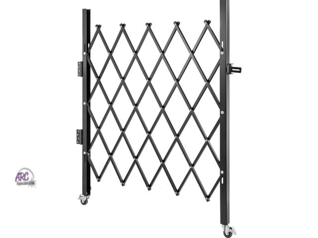 Lot 56-634364 - New Opened Box - VEVOR Single Folding Security Gate, 48" H x 66" W Folding Door Gate, Steel Accordio...