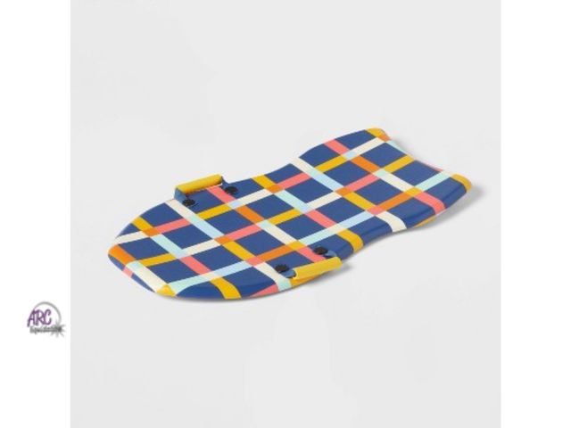 Lot 56-169834 - New Sun Squad 36" Foam Sled (Multi-Checkered Navy Design)