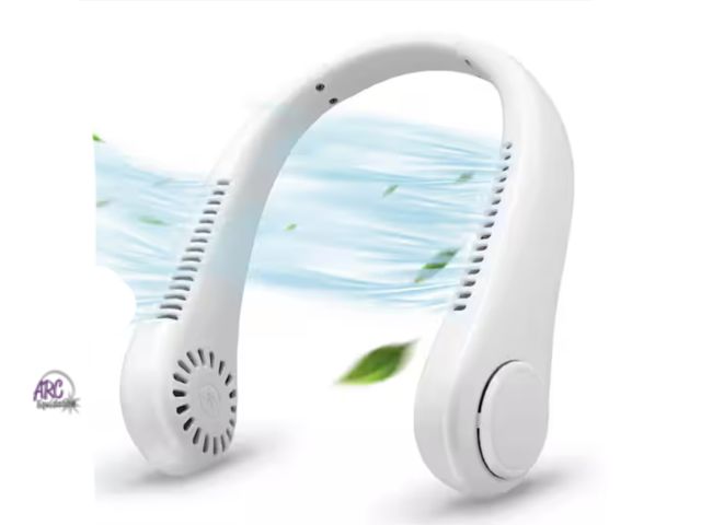 Lot 56-343761 - New in box tested &amp; works GPX Portable Neck Fan, Lightweight Design, Bladeless Fans, 3 Speeds, 1...