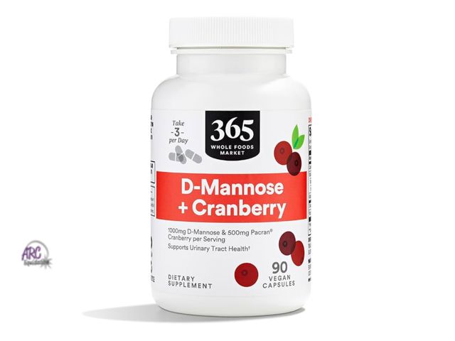 Lot 56-129026 - New 365 by Whole Foods Market, D-Mannose With Cranberry, 90 Count