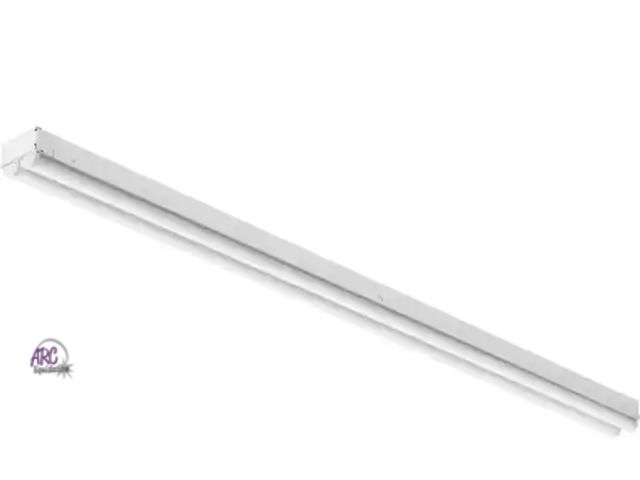 Lot 56-594598 - NEW-Contractor Select 4 ft. 64-Watt Equivalent Integrated LED White Multi-Volt Strip Light Fixture 4...