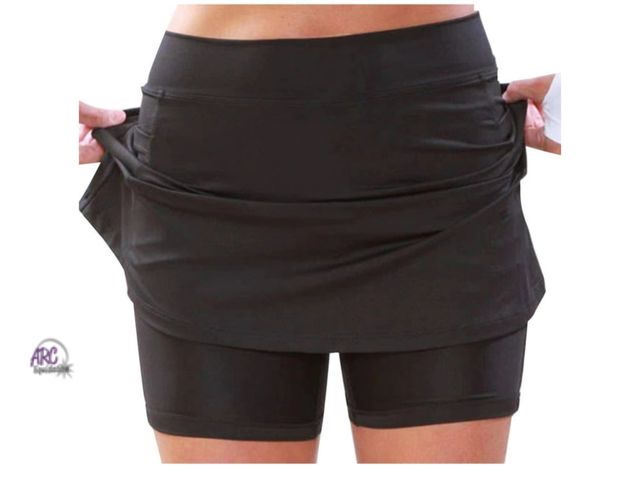 Lot 56-295413 - NEW  Women Athletic Tennis Golf Skort With Pockets size Medium