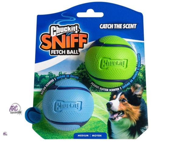 Lot 56-218461 - New -  Chuckit! Sniff Fetch Ball Duo Pack