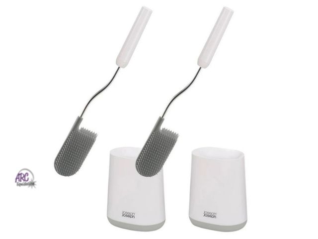 Lot 56-366564 - NEW-Joseph Joseph Flex Lite advanced Toilet Brush Set, 2 Pack