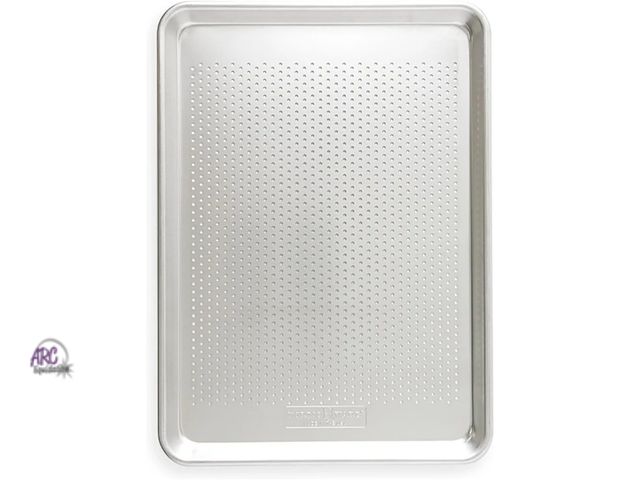 Lot 56-551018 - NEW-Nordic Ware Naturals Perforated Crisping Half Sheet Pan for Baking or Roasting, Uncoated Natural...