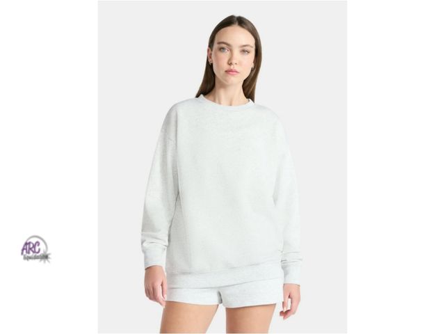 Lot 56-505124 - NEW-No boundaries XXS grey sweatshirt womens