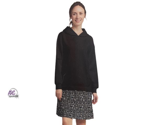 Lot 56-393938 - New, Serra Sweatshirt Dress 
Size Large 12-14