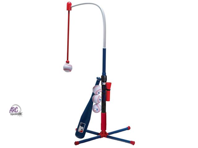 Lot 56-159751 - New in Box Franklin Sports Grow-with-Me Kids Baseball Batting Tee + Stand Set for Youth + Toddlers -...