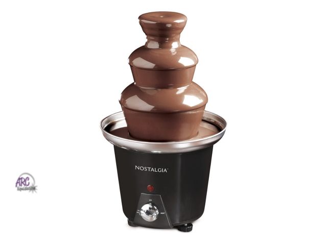 Lot 56-545117 - USED-TESTED-NOSTALGIA-3-Tier 1.5-Pound Chocolate Fondue Fountain