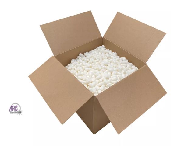 Lot 56-733418 - New  3 Cubic Feet Bio-Degradable Anti-Static Packing Peanuts