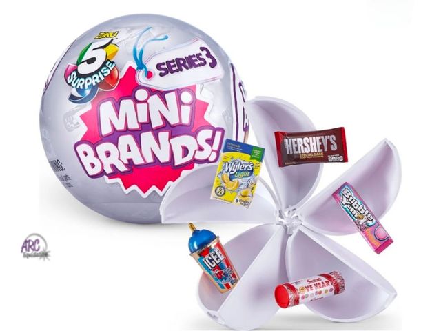 Lot 56-841230 - New - Lot of 3 - Zuru 5 Surprise Mini Brands - Series 3