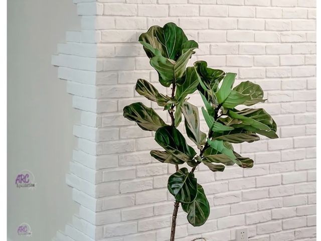 Lot 56-793240 - New 40 Pcs White Thin Brick Veneers, 2.4" x 7.9" Wall Brick, 3D Faux Brick for Kitchen Backsplash, F...