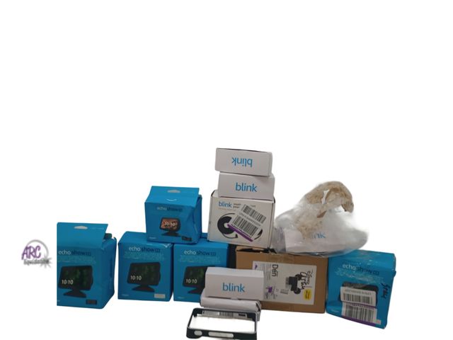 Lot 56-394713 - Bulk Lot, 13 Pieces, Appears Used as is, Amazon Echo Show 5, 8 and other accessories
