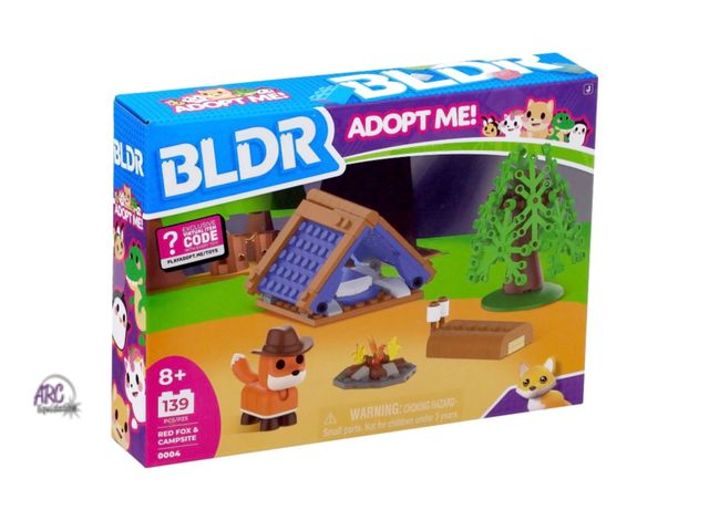 Lot 56-839730 - New BLDR Adopt Me! Red Fox &amp; Campsite Building Set