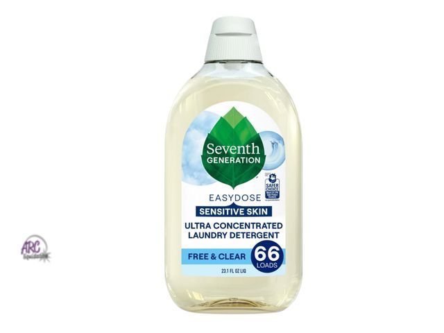 Lot 56-333418 - New seventh generation laundry soap, easy dose, sensitive skin, free and clear 23.1 fl oz
