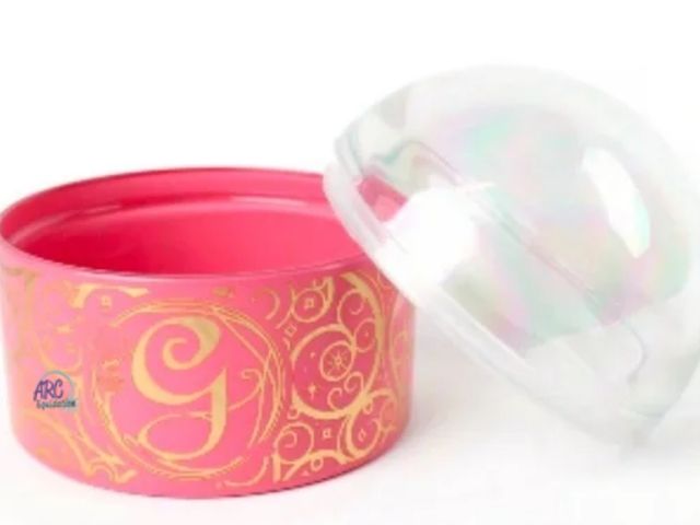 Lot 56-825230 - New - Wicked Glass Decor Globe - Galinda - Pink