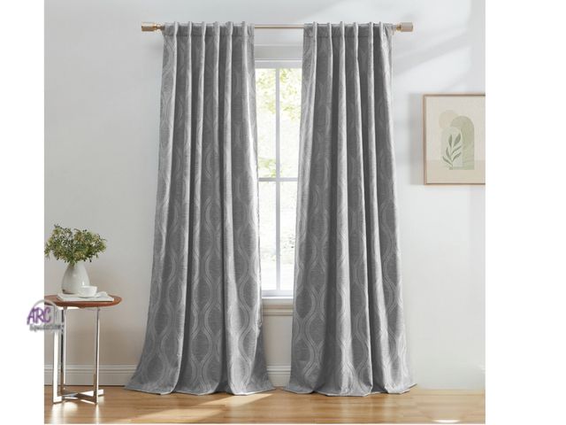 Lot 56-331351 - New out of box Silk Home Mitchell
Blackout Curtains 52”x96” color Gray