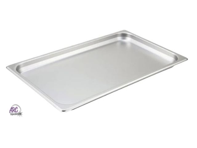 Lot 56-541517 - NEW-SET OF 2-winco stainless steel steam pans-21"x13"