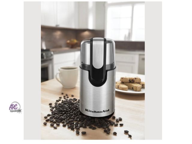 Lot 56-157951 - New in Box KitchenAid Stainless Steel Blade Coffee Grinder with 4 oz. Grind Bowl