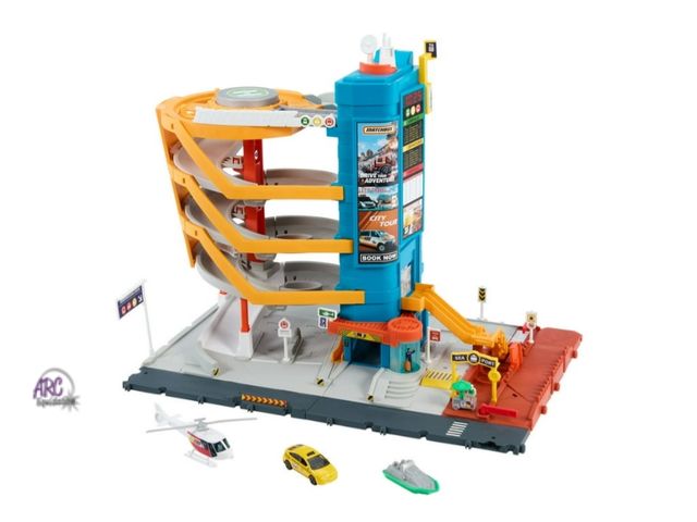 Lot 56-751931 - New/ possible use. Out of box. Complete.Matchbox Action Drivers Transportation Center with a 1:64 Sc...