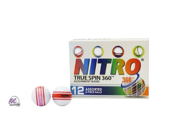 Lot 56-794224 - New Nitro Truespin 360 Golf Balls 12pk