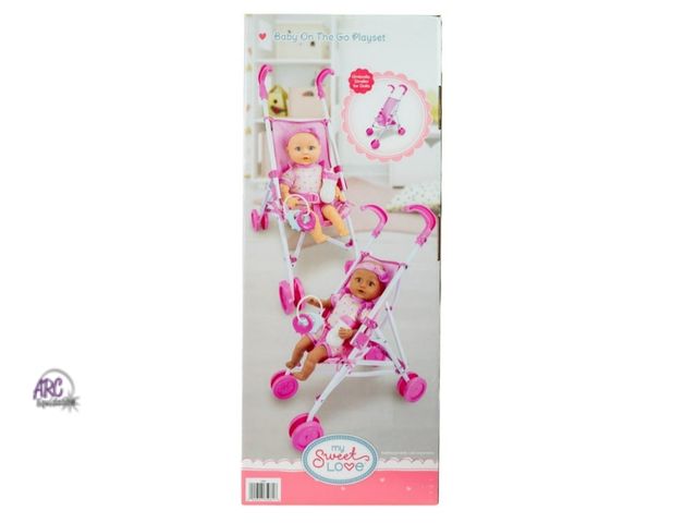 Lot 56-544228 - NEW-TORN BOX-My Sweet Love baby on the go playset