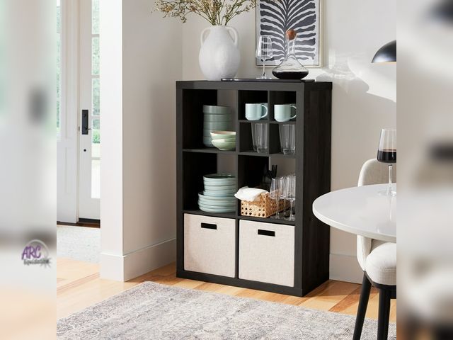 Lot 56-303914 - New, Sealed,Better Homes &amp; Gardens 6 Cube Storage Organizer, Charcoal