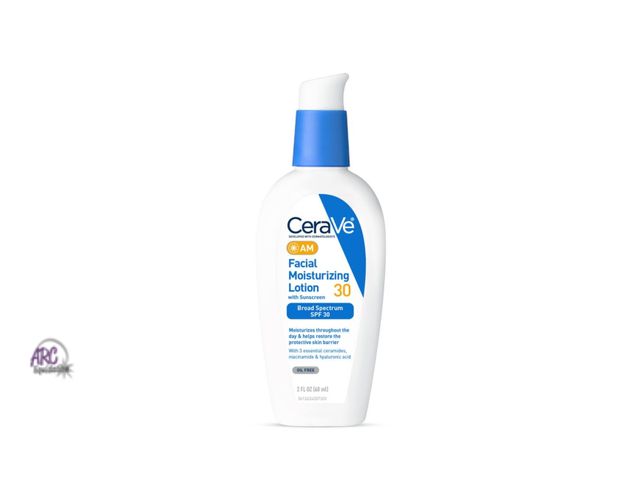 Lot 56-201214 - NEW (broken nozzle see photos) CeraVe AM Moisturizer 30 SPF, 3 fl oz