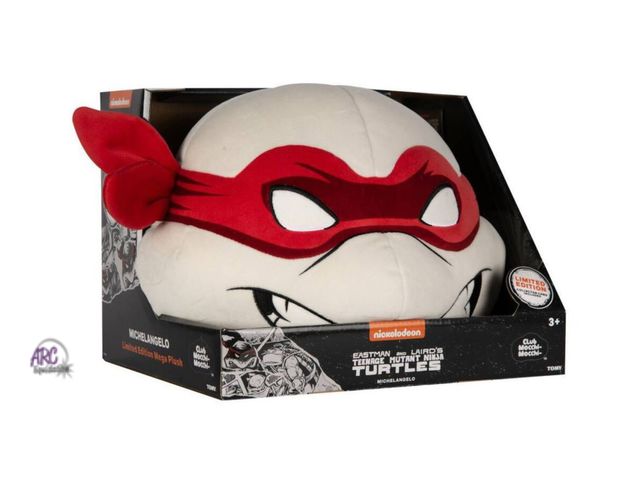 Lot 56-867434 - NEW Club Mocchi Mocchi Teenage Mutant Ninja Turtles Michelangelo Mega 15" Plush 40th Anniversary