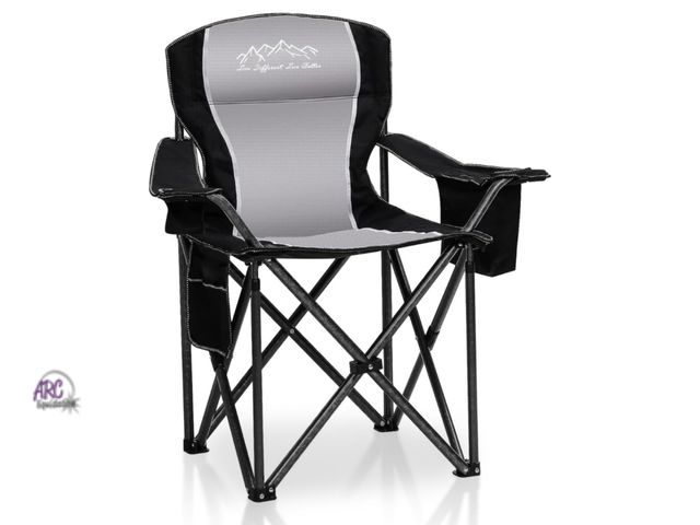 Lot 56-832199 - New with Tags - Folding Camping Chair Portable Outdoor Heavy Duty Padded Chair