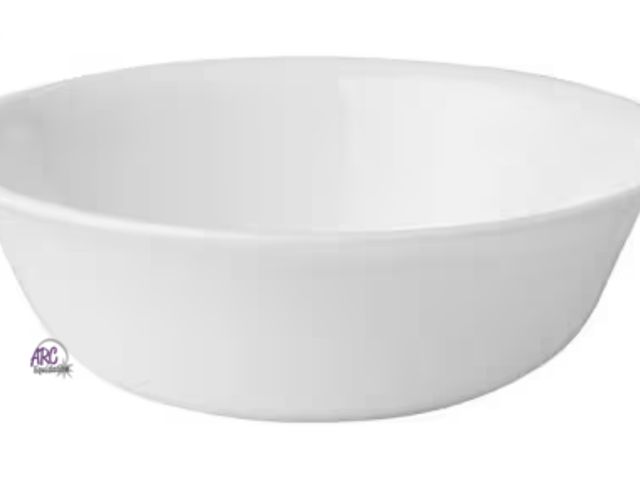 Lot 56-378727 - New, Box Damage Corelle 18 oz Winter Frost Glass/Porcelain Soup/Cereal Bowl 6.25 in.