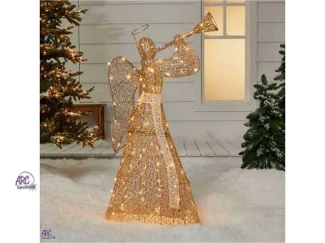 Lot 56-729730 - NEW-Tested-Wondershop by target 46" Tall LED angel