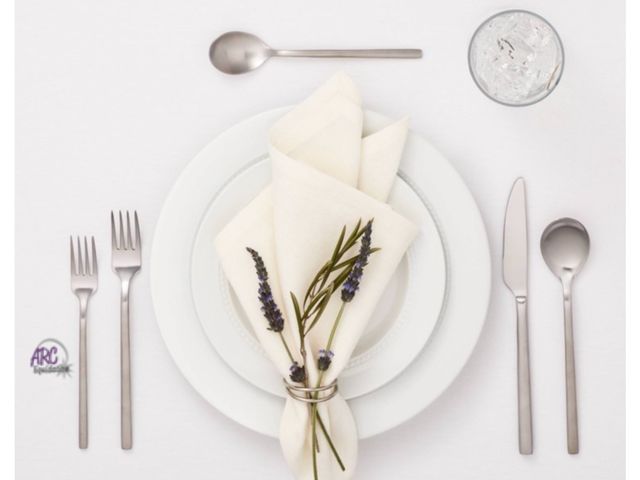 Lot 56-365934 - New, 17 piece flatware set, missing 3 dinner spoons