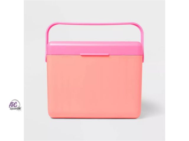 Lot 56-517025 - NEW-SOME SCUFFS-16 Cans/11qt Hard Sided Cooler - Sun Squad™-PINK