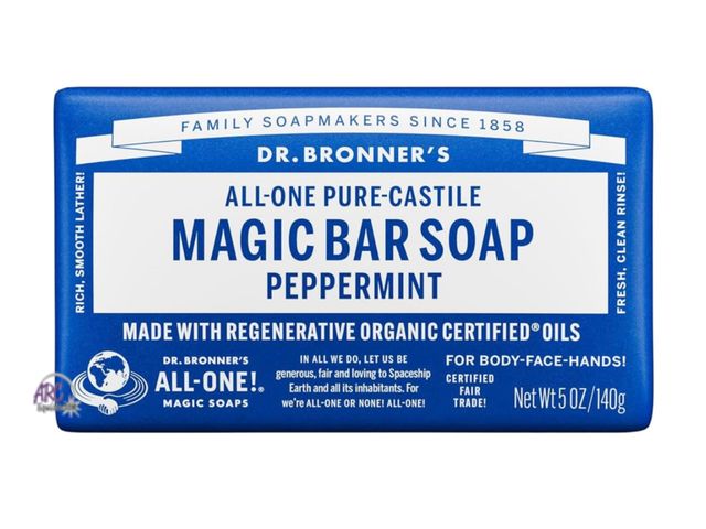 Lot 56-374565 - New In Box Dr. Bronner's -5pk Pure-Castile Magic Bar Soap (Peppermint, 5 ounce) - Made with Organic ...