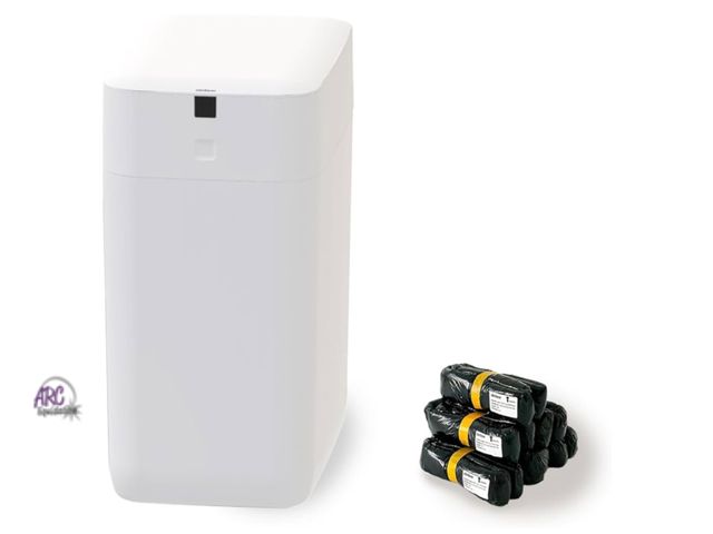 Lot 56-194040 - New Tested &amp; Works Airdeer Automatic Trash Can, 3 Gallon Self Sealing and Self-Changing Smart Tr...