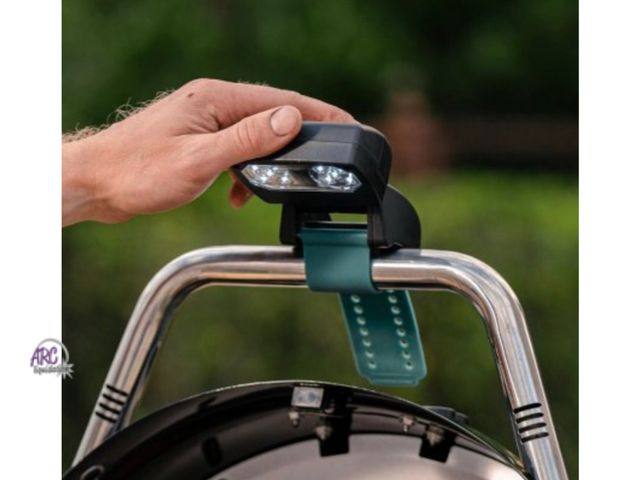 Lot 56-142850 - New Charbroil Grill LED Handle Light (Requires 3 AAA NOT INCLUDED) - Black