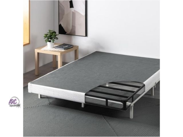 Lot 56-788223 - New sinus Metal Twin 5 Inch Smart Box Spring with Quick Assembly