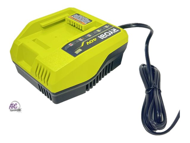 Lot 56-487164 - Out of Package - Powers On - RYOBI 40-Volt Lithium-Ion Quick Charger | OP408