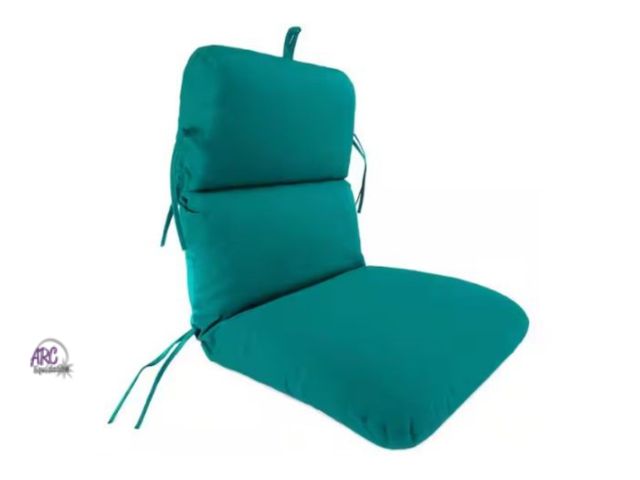 Lot 56-486764 - New in Box - 1 Count - 22 in. L x 45 in. W x 5 in. H Rectangular Outdoor Chair Cushion in Celestial ...