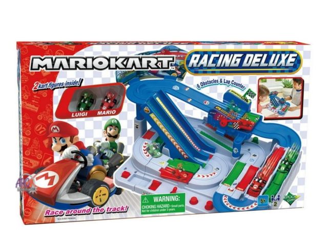 Lot 56-570930 - NEW-DAMAGED BOX- Mario Kart racing deluxe race track