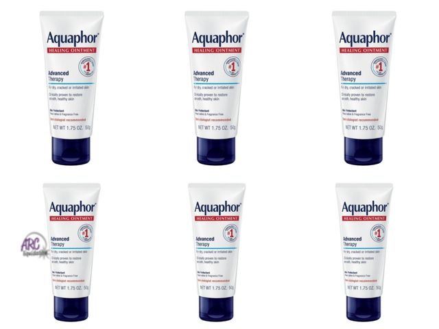 Lot 56-348598 - New, Lot of 6,Aquaphor Healing Ointment Skin Protectant, Use After Hand Washing, 1.75 oz Tube