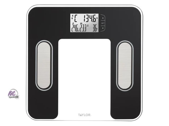 Lot 56-323550 - New - Tested and works Taylor Precision Products Bluetooth Body Composition Scale with Precision Hub...
