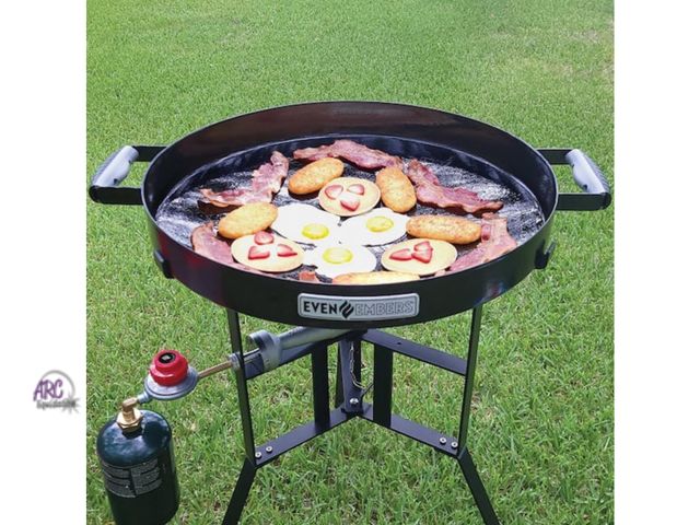 Lot 56-692245 - New Retails $149 - Even Embers Portable Propane Grab-N-Go Grill in Black