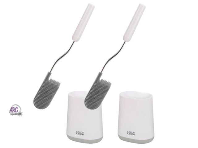 Lot 56-260650 - New in box Joseph Joseph Flex Lite Toilet Brush Set, 2 Pack