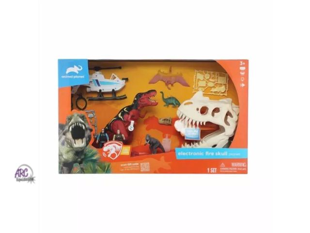 Lot 56-606730 - New - Animal Planet Electronic Fire Skull Playset.
