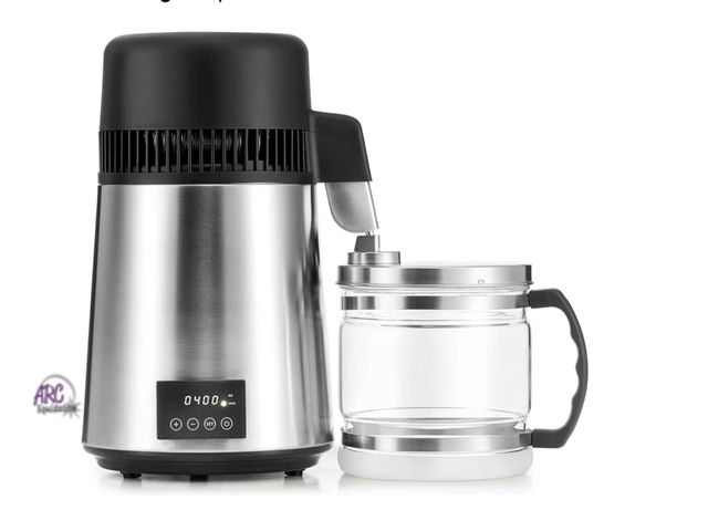 Lot 56-312740 - New/Tested CO-Z 1.1 Gallon Water Distiller, 4L Countertop Distilled Water Machine with Timer Reserva...