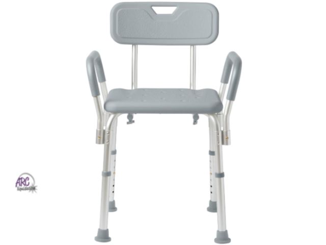 Lot 56-219518 - NEW Medline Guardian Bath Bench with Back and Arms